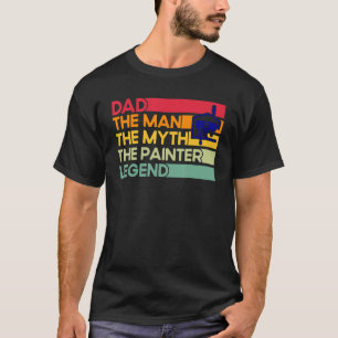 Camiseta Pintor de Casa de Hombres Decorador Papá Hombre Mi