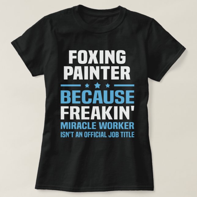 Camiseta Pintor de Foxing (Diseño del anverso)