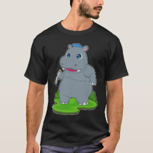 Camiseta Pintor de Hippo Pincel Pintura