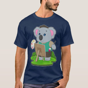 Camiseta Pintor de Koala Pincel Pintura