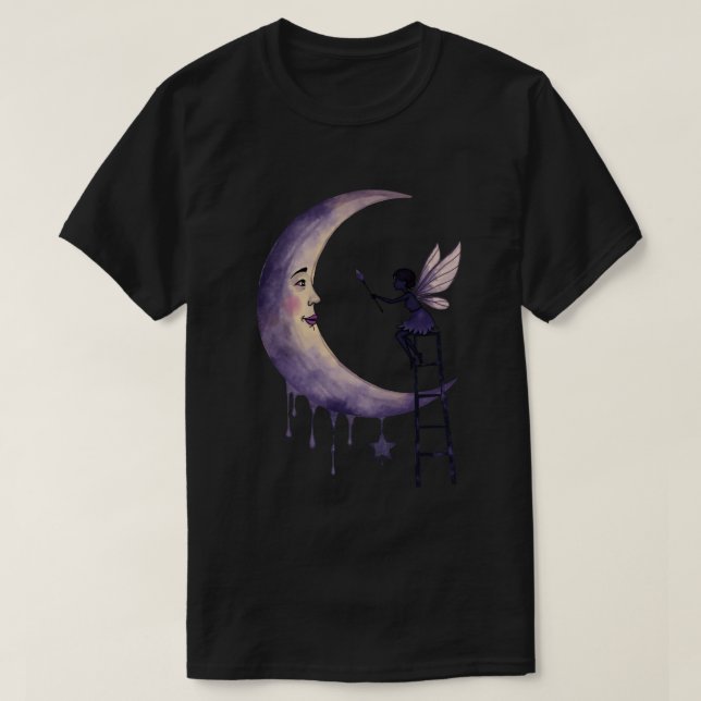 Camiseta Pintor de luna (Diseño del anverso)