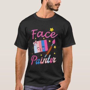 Camiseta Pintor facial del artista de maquillaje