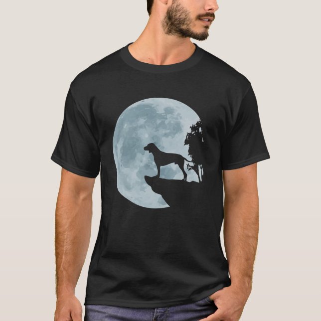 Camiseta Pintor inglés de caza de lunas llenas Perro Místic (Anverso)