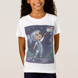 Camiseta "Pintora de estrellas: La niña que pinta el cielo"