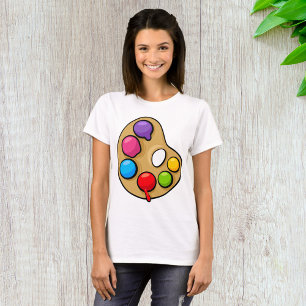 Camiseta Pintores Artistas De Paleta De Arte Paint T-Shirt