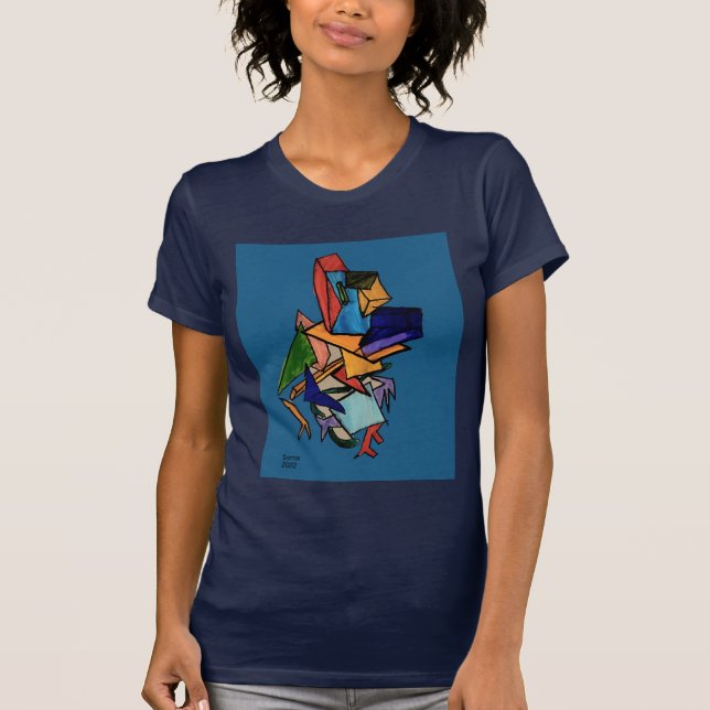 Camiseta pintoresca para mujeres (Anverso)