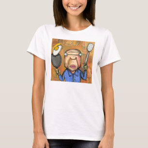 Camiseta Pintura #19 que lo cocina para arriba