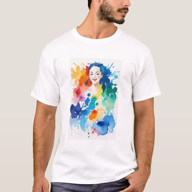 Camiseta pintura #24 (Anverso)