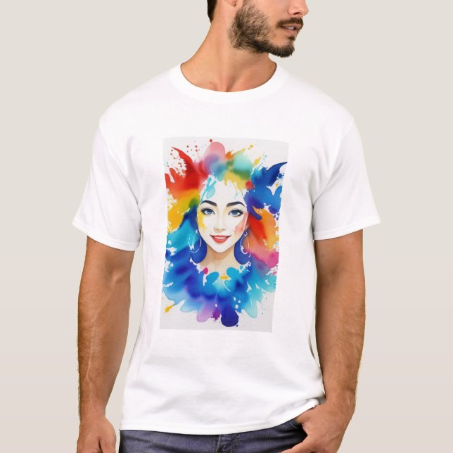 Camiseta pintura #8 (Anverso)