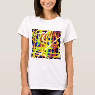 Camiseta Pintura abstracta colorida