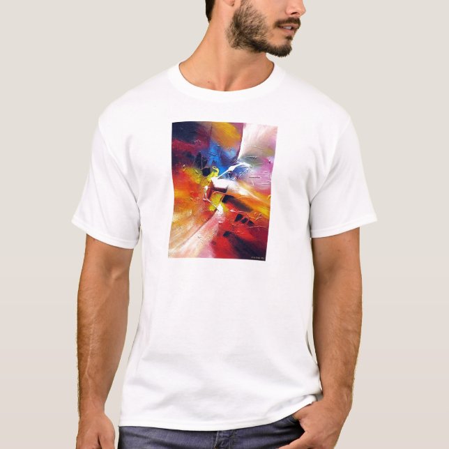 Camiseta Pintura abstracta de expresionismo (Anverso)