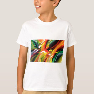Camiseta Pintura abstracta de expresionismo