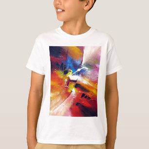 Camiseta Pintura abstracta de expresionismo