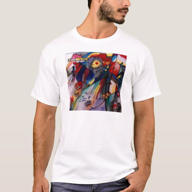Camiseta Pintura abstracta de Kandinsky 1913 (Anverso)