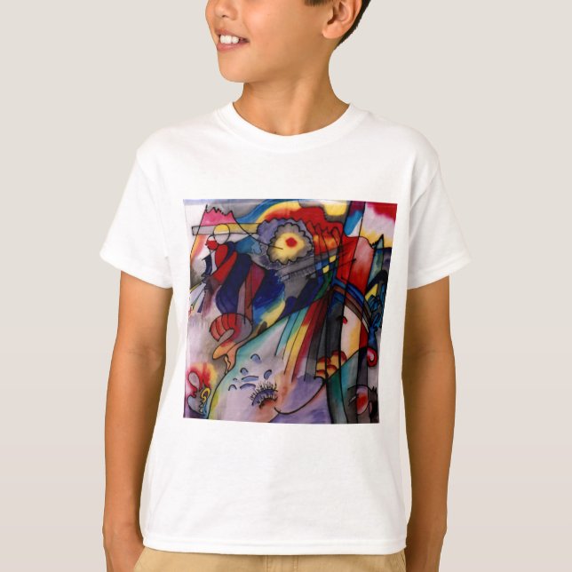 Camiseta Pintura abstracta de Kandinsky 1913 (Anverso)