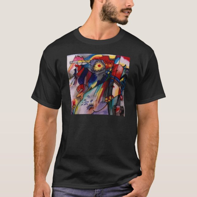 Camiseta Pintura abstracta de Kandinsky 1913 (Anverso)