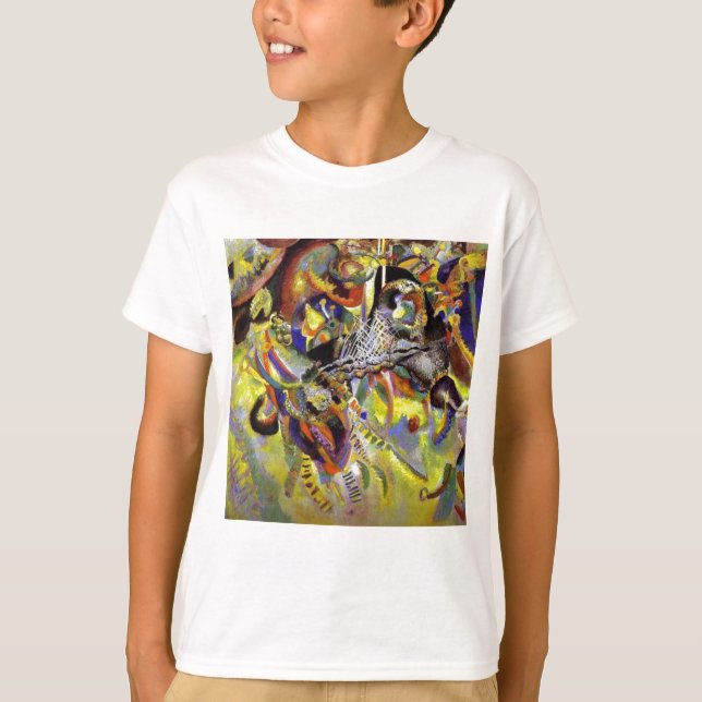 Camiseta Pintura abstracta de la fiebre por Kandinsky (Anverso)