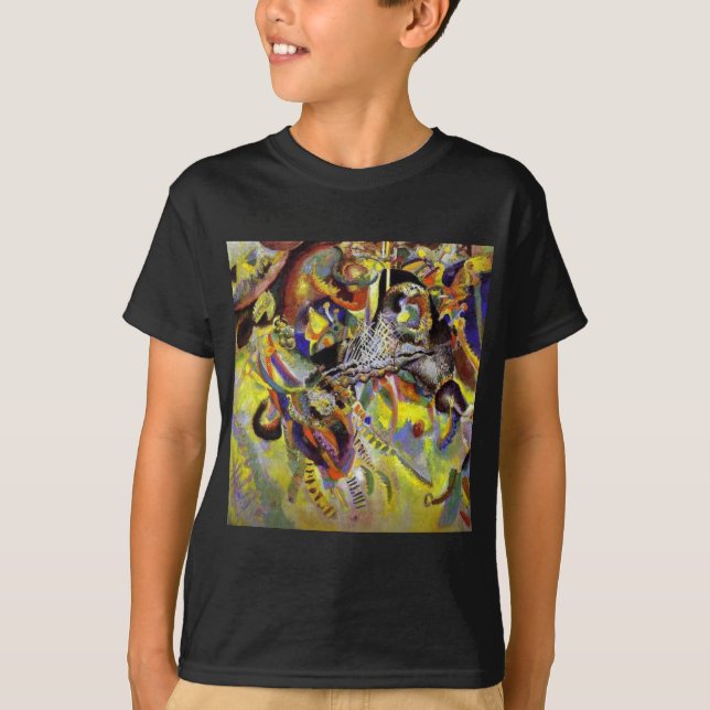 Camiseta Pintura abstracta de la fiebre por Kandinsky (Anverso)