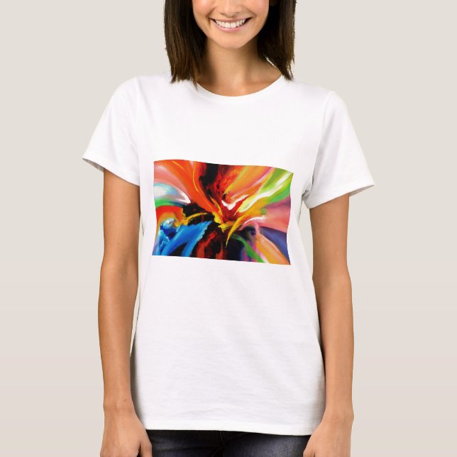 Camiseta Pintura abstracta de Serdar Hizli (Anverso)