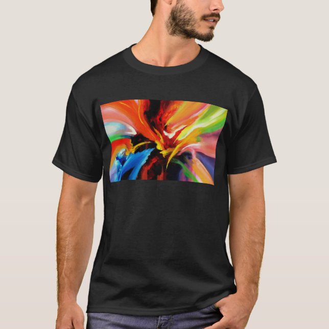 Camiseta Pintura abstracta de Serdar Hizli (Anverso)