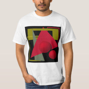 Camiseta Pintura abstracta, formas geométricas