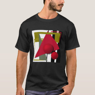 Camiseta Pintura abstracta, formas geométricas