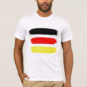 Camiseta Pintura abstracta   Rojo rojo retro