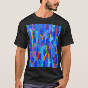 Camiseta Pintura abstracta sobre lienzo
