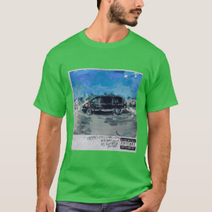 Camiseta pintura acrílica kendrick lamar good kid mad city