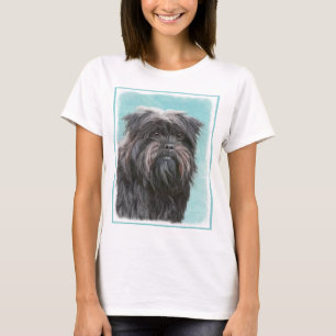Camiseta Pintura Affenpinscher - Arte Perro Original Cuto