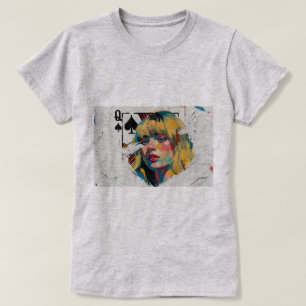 Camiseta Pintura al óleo de la Reina de Picas