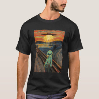 Camiseta Pintura Alien Scream