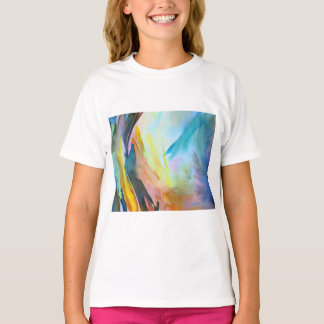 Camiseta Pintura artística abstracta de acuarela