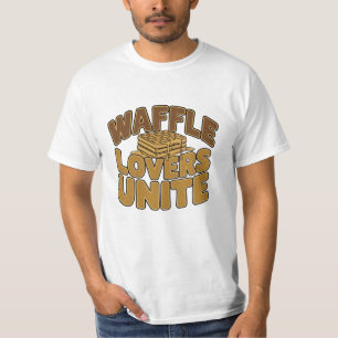 Camiseta Pintura artística artística de Waffle para aficion