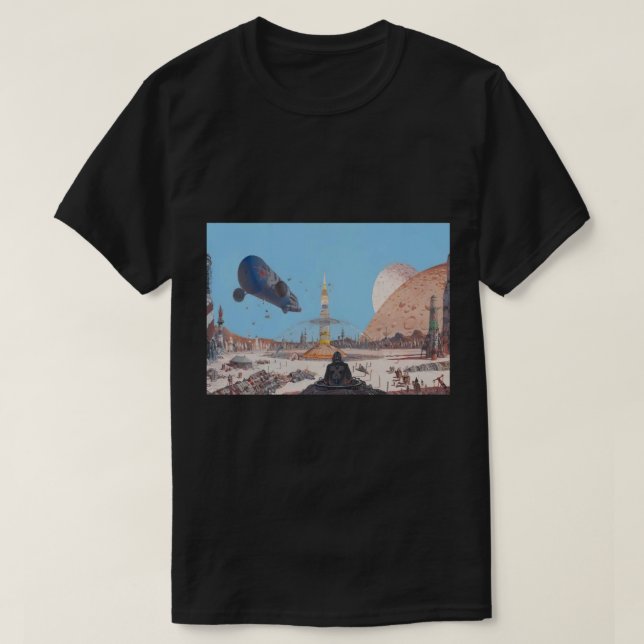 Camiseta Pintura artística de Jean Giraud (2) (Diseño del anverso)