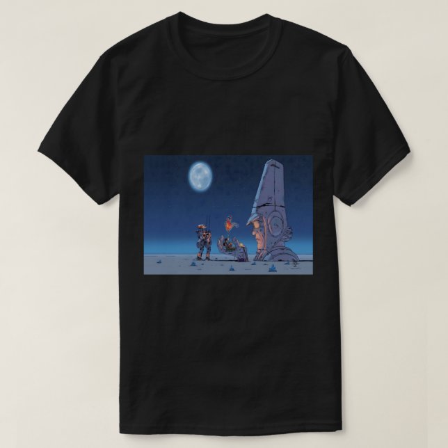Camiseta Pintura artística de Jean Giraud (3) (Diseño del anverso)