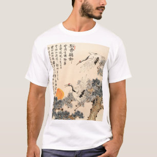 Camiseta Pintura asiática tradicional: arte clásico.