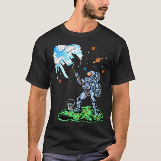 Camiseta Pintura astronauta (Anverso)