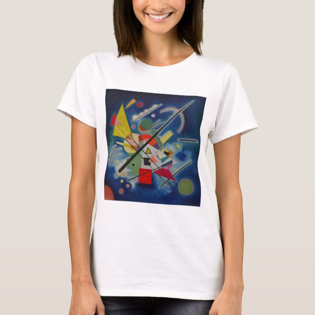 Camiseta Pintura azul de Kandinsky (Anverso)