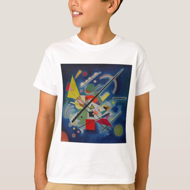 Camiseta Pintura azul de Kandinsky (Anverso)