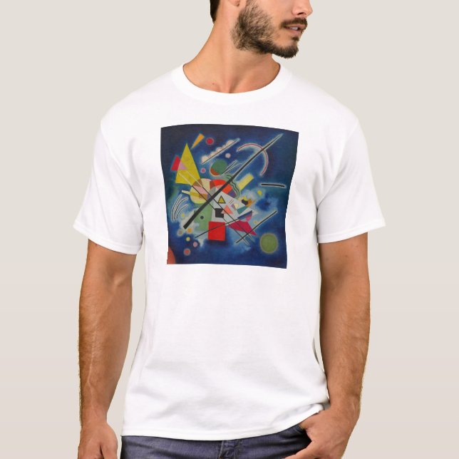 Camiseta Pintura azul de Kandinsky (Anverso)