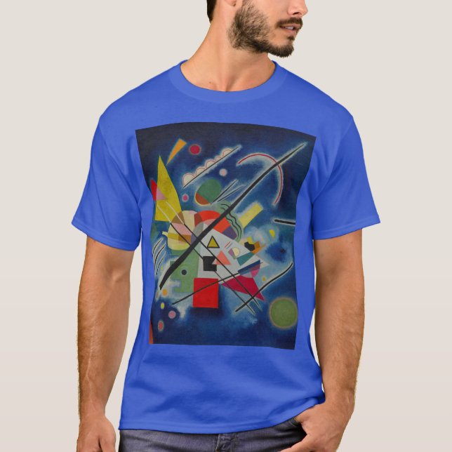 Camiseta Pintura azul de Kandinsky (Anverso)