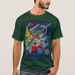 Camiseta Pintura azul por el bosque profundo de Kandinsky