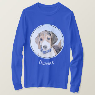 Camiseta Pintura Beagle - Arte Perro Original Cuto