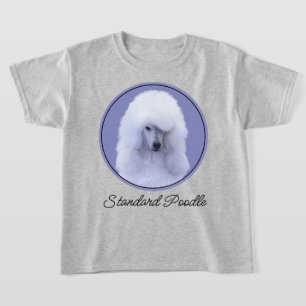 Camiseta Pintura blanca de canapé estándar - Arte de perro 