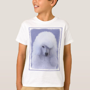 Camiseta Pintura blanca de canapé estándar - Arte de perro 