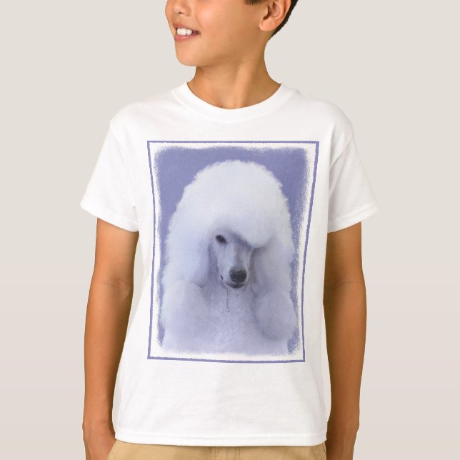 Camiseta Pintura blanca de canapé estándar - Arte de perro  (Anverso)