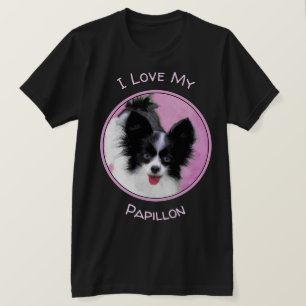 Camiseta Pintura (blanca y negra) de Papillon - arte del