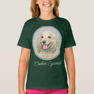 Camiseta Pintura Buff de Cocker Spaniel - Original Dog Art 