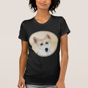 Camiseta Pintura canaense de perro - Arte original de perro
